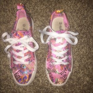 Girls floral shoes